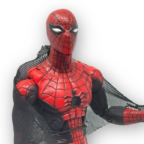 Toy Biz 2005 Marvel Legends Loose Action Figure Spider-Man Sentinel BAF with Net - Picture 5 of 10